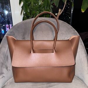 Sophisticated Brown Satchel for Women